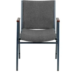 FLASH HERCULES Series Heavy Duty Fabric Stack Chair With Arms - XU-60154-GG -Cramer Sales Store Flash XU 60154 GY GG 5 4ae86212 a02d 4507 ae31 8ef7188f8c5e