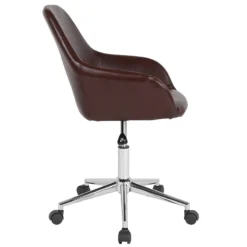 FLASH Cortana Home And Office Mid-Back Chair - DS-8012LB-GG -Cramer Sales Store FlashDS 8012LB BRN GG 4 742ecb5e 4d36 415a a7c9 f09f3f16a290