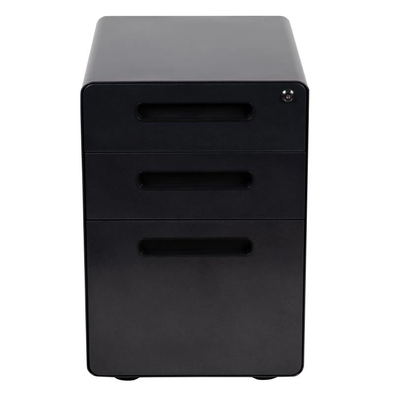 FLASH Wren Ergonomic 3-Drawer Mobile Locking Filing Cabinet With Anti-Tilt Mechanism And Hanging Drawer For Legal & Letter Files 16 FLASH Wren Ergonomic 3-Drawer Mobile Locking Filing Cabinet With Anti-Tilt Mechanism And Hanging Drawer For Legal & Letter Files - Image 16