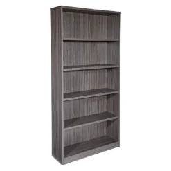 Office Star Products 36WX12DX72H 5-SHELF BOOKCASE WITH 1" THICK SHELVES - LBC361272 -Cramer Sales Store LBC361272 SGW Main 1