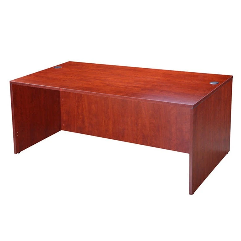 Boss Desk Shell Cherry Wood 2 Boss Desk Shell Cherry Wood - Image 2