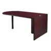 Boss Bullet Mahogany Desk 71" W X 35" D