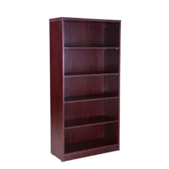 Boss Mahogany Bookcase, 31W X14D X 65.5H