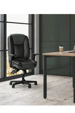 HON Sadie High-Back Task Chair, Black Leather HVST331 -Cramer Sales Store OCOPhotosFormat 63 eded20fb 0ad5 4fbf 9a88 72f37c6f5de2