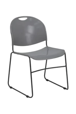 FLASH HERCULES Series 880 Lb. Capacity Black Ultra-Compact Stack Chair With Black Powder Coated Frame - RUT-188-GG -Cramer Sales Store OCOPhotosFormat 90 f9706f78 8be7 4b79 9dea 94d5648f16f7