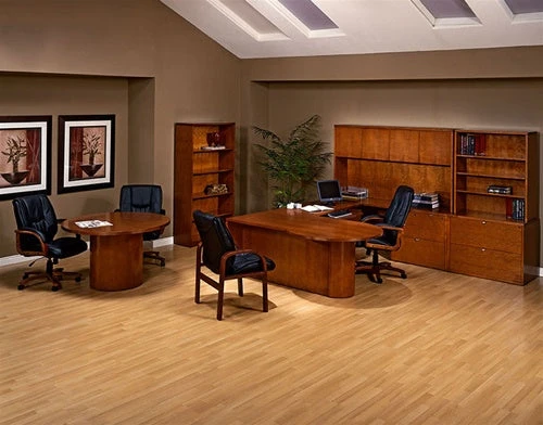 Kenwood Series Cherry Wood Desk By Office Star 2 Kenwood Series Cherry Wood Desk By Office Star - Image 2