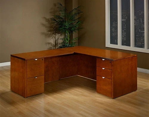 Kenwood Series Cherry Wood Desk By Office Star 4 Kenwood Series Cherry Wood Desk By Office Star - Image 4