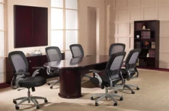 Kenwood Series Mahogany Wood Desk By Office Star 8 Kenwood Series Mahogany Wood Desk By Office Star -Cramer Sales Store OSP Kenwood Desk 4