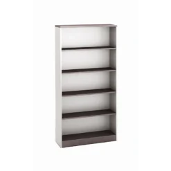 Boss Simple System 35 X 12 Bookcase, Driftwood/White