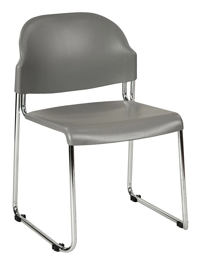Stack Chair With Plastic Seat And Back By Office Star - STC3230 3 Stack Chair With Plastic Seat And Back By Office Star - STC3230 - Image 3