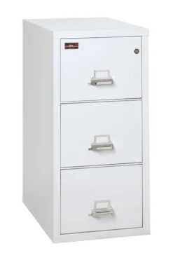 FireKing 3 Drawers Legal 32" Depth 2 Hour Vertical High-Security File Cabinet - 3-2144-2