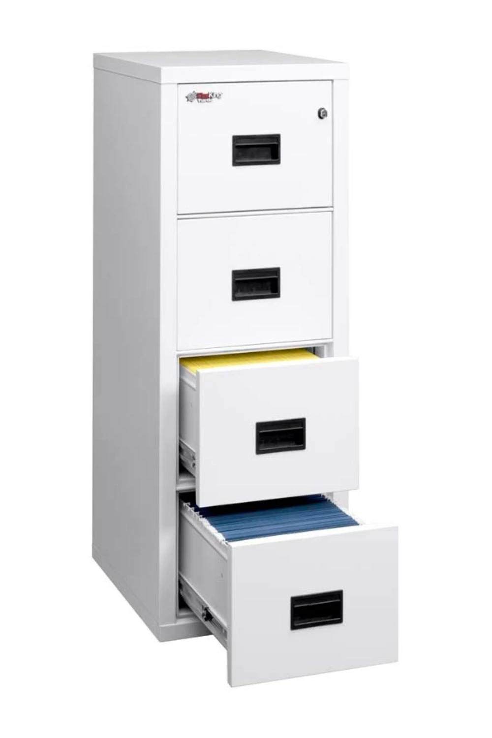 FireKing 4 Drawers Let/Leg. 22" Depth Turtle - Space-Saving Vertical File Cabinet - 4R1822-C 2 FireKing 4 Drawers Let/Leg. 22" Depth Turtle - Space-Saving Vertical File Cabinet - 4R1822-C - Image 2