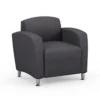 High Point Accompany Metal Legs Club Chair - 5901MET
